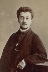 Muotokuva säveltäjä Alexandre Luiginista 1850-1906.