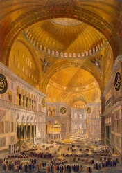 Hagia Sofia, Konstantinopoli, 1852