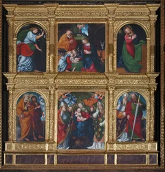 Marian ilmestys ja syntymä, 1516