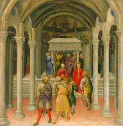 Rajatut ja sairaat parannetut Pyhän Nikolauksen haudalla, 1425.