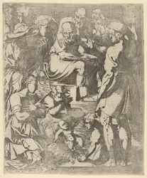 Syntymä, n. 1544-48.