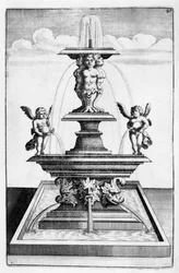 Suihkulähteen suunnittelu, 1664