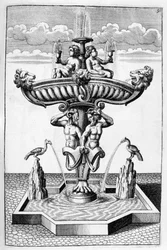 Koristeellinen suihkulähdesuunnittelu, 1664