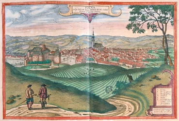 Polna (Böömi), Tšekin tasavalta - Georg Braunin teoksessa "Civitates Orbis Terrarum", Köln 1617.