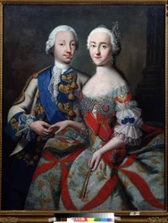 Muotokuva suurruhtinas Piotr Feodorovichista (myöhemmin Venäjän Pietari III