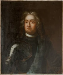 Charles I de Hesse Cassel - Muotokuva Charles I:stä (1654-1730), Hessen-Kasselin maagrahvista, Schroder, Georg Engelhard (1684-1750). Öljy kankaalle. Mitat: 83 x 69 cm. Tukholman kansallismuseo