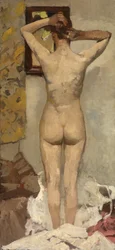 Seisominen alasti