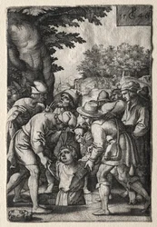Joseph laskettiin kaivoon, 1546.