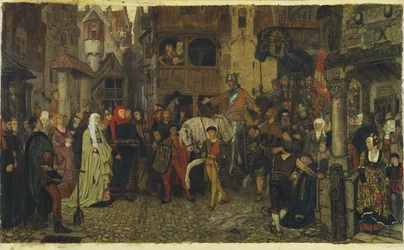 Sten Sture vanhemman saapuminen Tukholmaan, 1864
