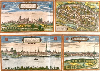 Cleves, Duisburg, Emmerich, Genappe, Saksa, Belgia.