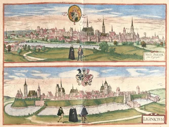 Nysa ja Legnica (Legnica), Puola (kaiverrus