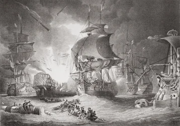Niilin taistelu, 1. elokuuta 1798, "Englannin ja Skotlannin historian kuvituksia" osasta II