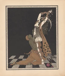 Ida Rubinstein ja Vaslav Nijinsky baletissa Scheharazade