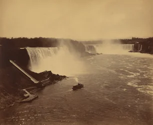 Niagaran putoukset, n. 1890.