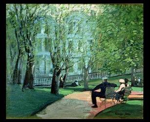 Summer Day, Boston Public Garden, n. 1923 (öljy kankaalle)