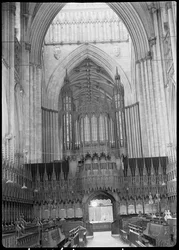 York Minster, Minster Yard, York, 1942.