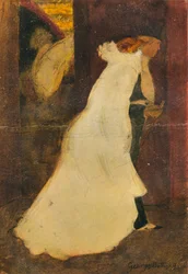 Leaving Theatre, 1898