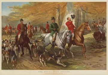 Royal Stag Hounds, HRH Prince of Wales ja Lord Cork