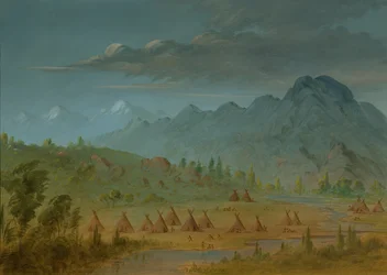 Crow Village ja Lohijoen vuoret, 18551869.