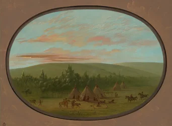 Sioux-kylä, 18611869.