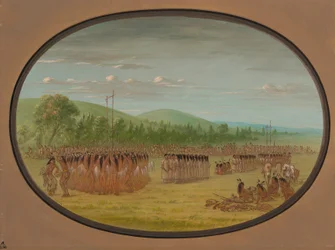 Ball-play Dance - Choctaw, 18611869.