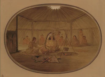 Catlinin juhlii mandanipäällikkö, 18611869.