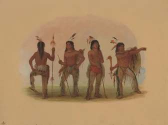 Neljä Navaho Warrioria, 18611869.