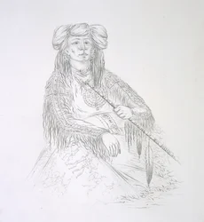 Ha-wan-je-tah (Yksi sarvi) 1852