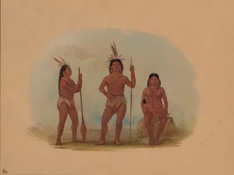 Klahoquaht päällikkö, hänen vaimonsa ja poikansa, 18551869.