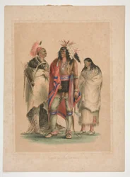 Pohjois-Amerikan intiaanit, pl. 1 Pohjois-Amerikan intiaaniportfoliosta