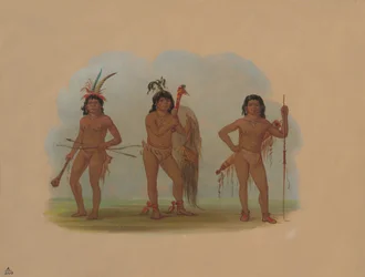 Kolme zurumati-intiaania, 18541869.