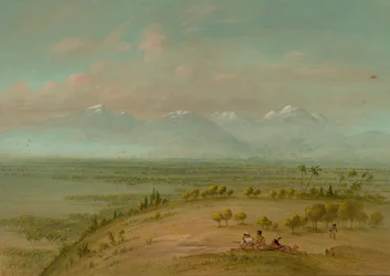 Näkymä Pampa del Sacramentolle, 18541869.