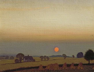 Auringonlasku, noin 1920