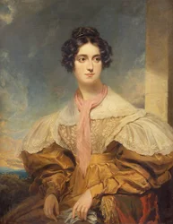 Lady Georgiana Clintonin muotokuva (öljy kankaalle)