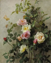Ruusuja seinällä, 1877