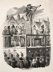 Guy Fawkesin teloitus, julkaistu 1841.