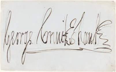 George Cruikshank (koristeellinen allekirjoitus)