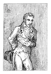 George Cruikshank 1792-1878, englantilainen karikaturisti ja kirjankuvittaja, 1811.