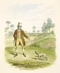 Kuvitus elokuvaan "Oliver Twist"