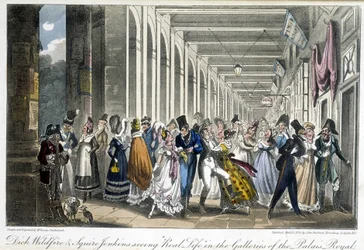 Les galeries du Palais Royal - David Careyn "" Elämä Pariisissa" -osassa, Lontoo