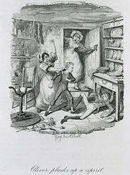 Oliver nostaa hengen, 1837