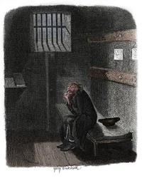 Kohtaus Charles Dickensin Oliver Twististä, 1837
