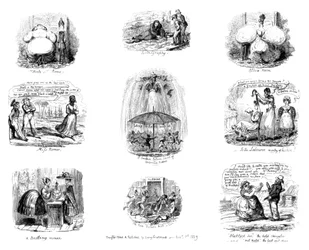 Erilaisia sarjakuvia, 1829.