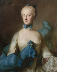 Baijerin herttuatar Maria Anna Josepha 1734-1776, Baden-Badenin markkreivikunta, noin 1750.