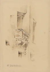 San Remossa, 3. tammikuuta 1878 (lyijykynä ja wc paperille).