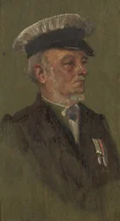 G. Millsin muotokuva, L.T.C., n. 1920 (öljy paneelille)