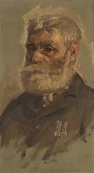 G. Sandfordin muotokuva, 28. v. 1920 (öljy paneelissa)