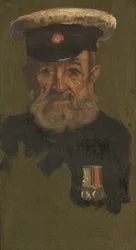 Muotokuva J. Smithistä, 4. & R.A., n. 1920 (öljy paneelissa)