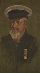R. Coombsin muotokuva, M.T., n. 1920 (öljy paneelille)