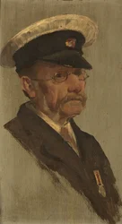 Muotokuva T. S. Brooksista, R.M.L.I., n. 1920 (öljy paneelissa)